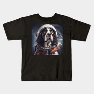 Astro Dog - English Springer Spaniel Kids T-Shirt